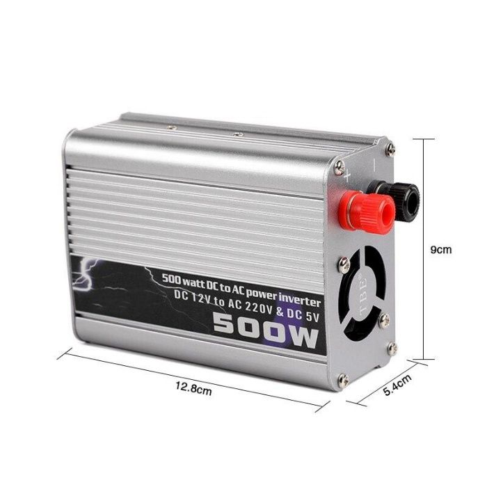 Invertor convertor auto 12v la 220V 500W, USB priza universala