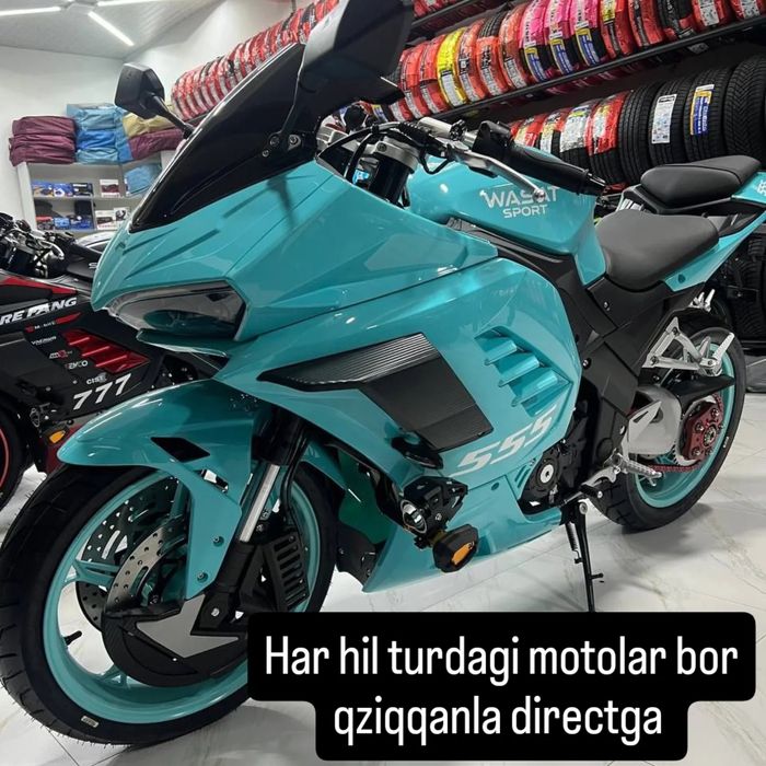 Har hil turdagi moto, skutrlar,  zapcaslar bor