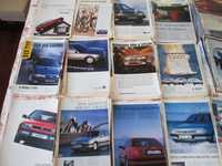 Над 220 броя принтирани реклами на европейски автомобили, от 90те.