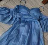 Rochie elegantă albastru safir – ocazie specială / eveniment
