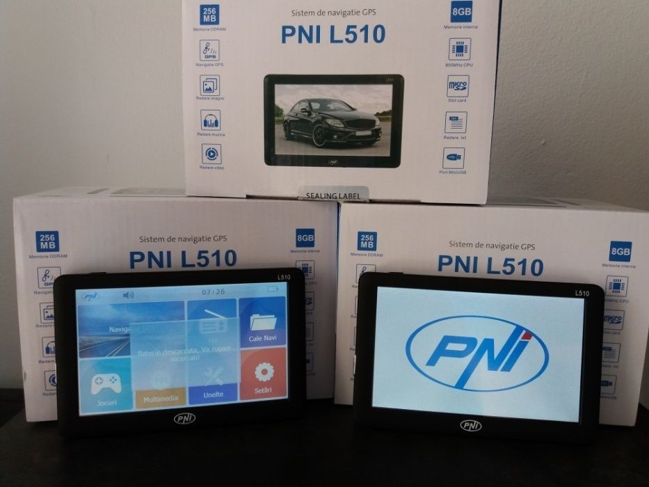 Gps nou cu ultimele harti-ecran 5 inch - soft camion harti full europa
