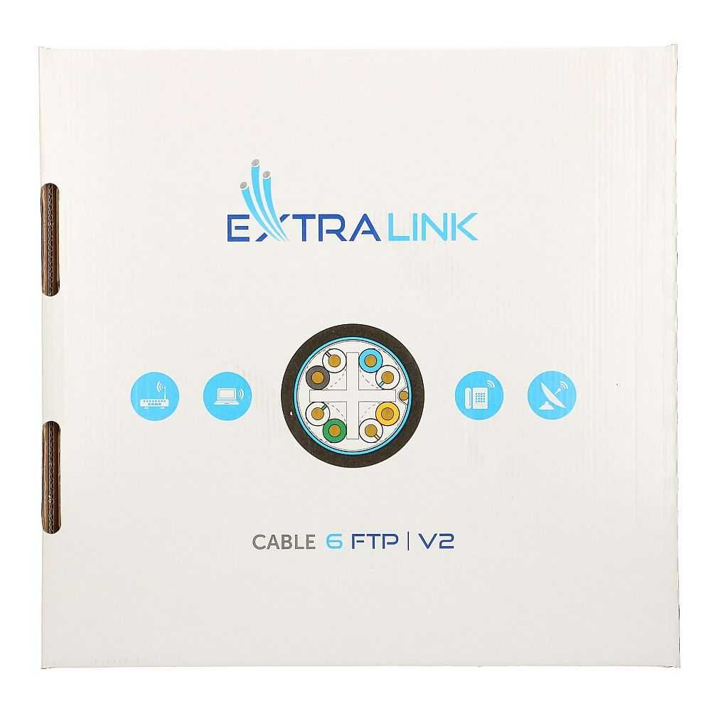 Cablu FTP Cat6e Extralink, 305m