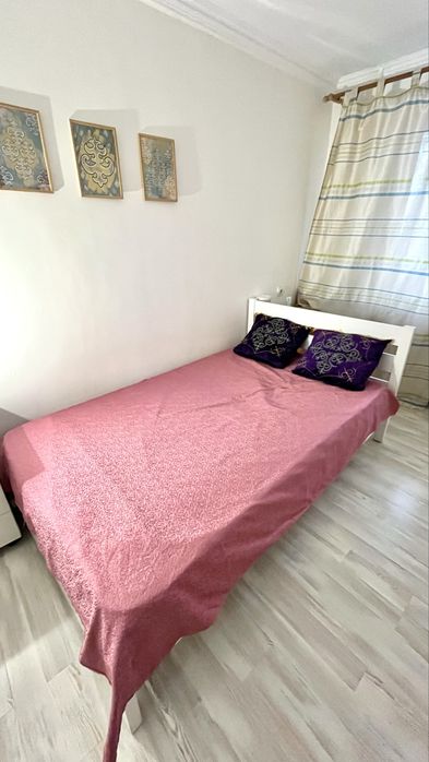 Отдам даром кровать с матрасом. В хорошем состоянии.