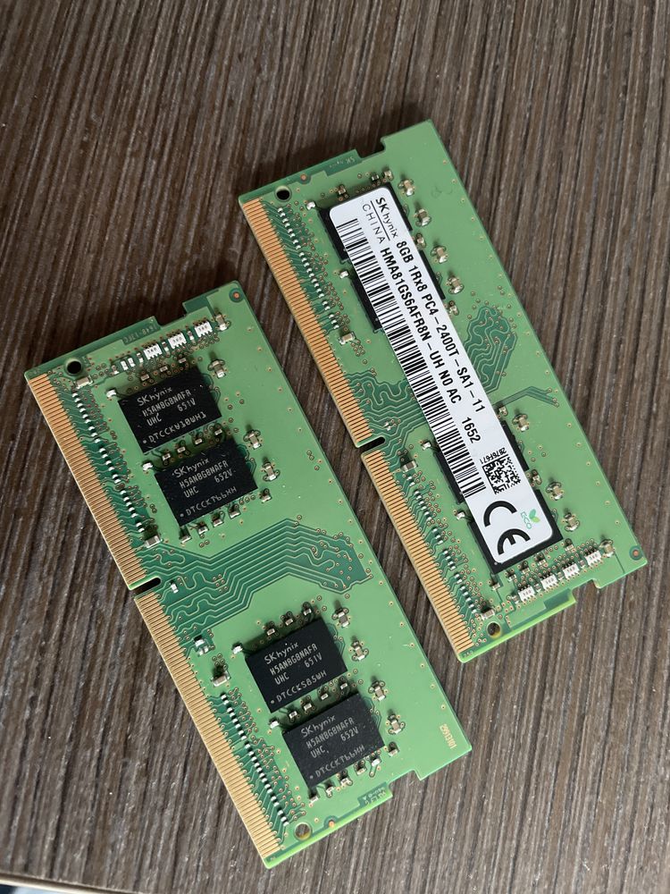 Memorie laptop RAM 2x 8GB 1Rx8 2400HT Hynix