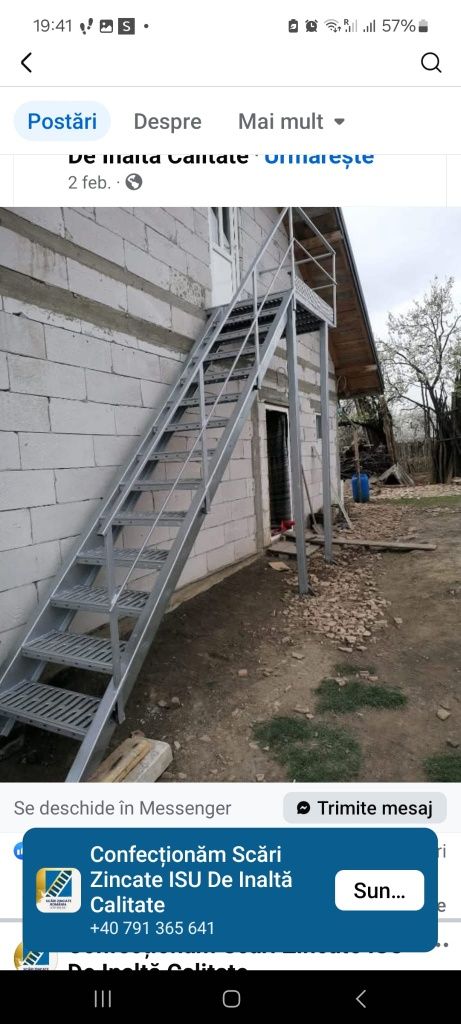 Vindem scări zincate 3