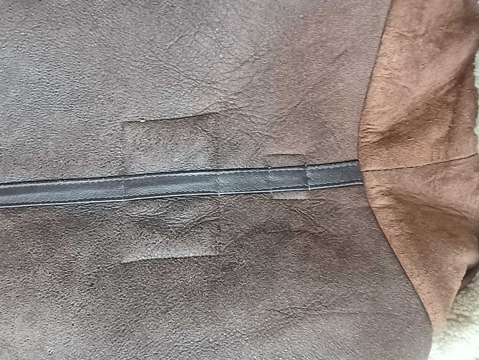 Пилотско Кожено Яке Кожух B3 100% Обърната Агнешка Кожа