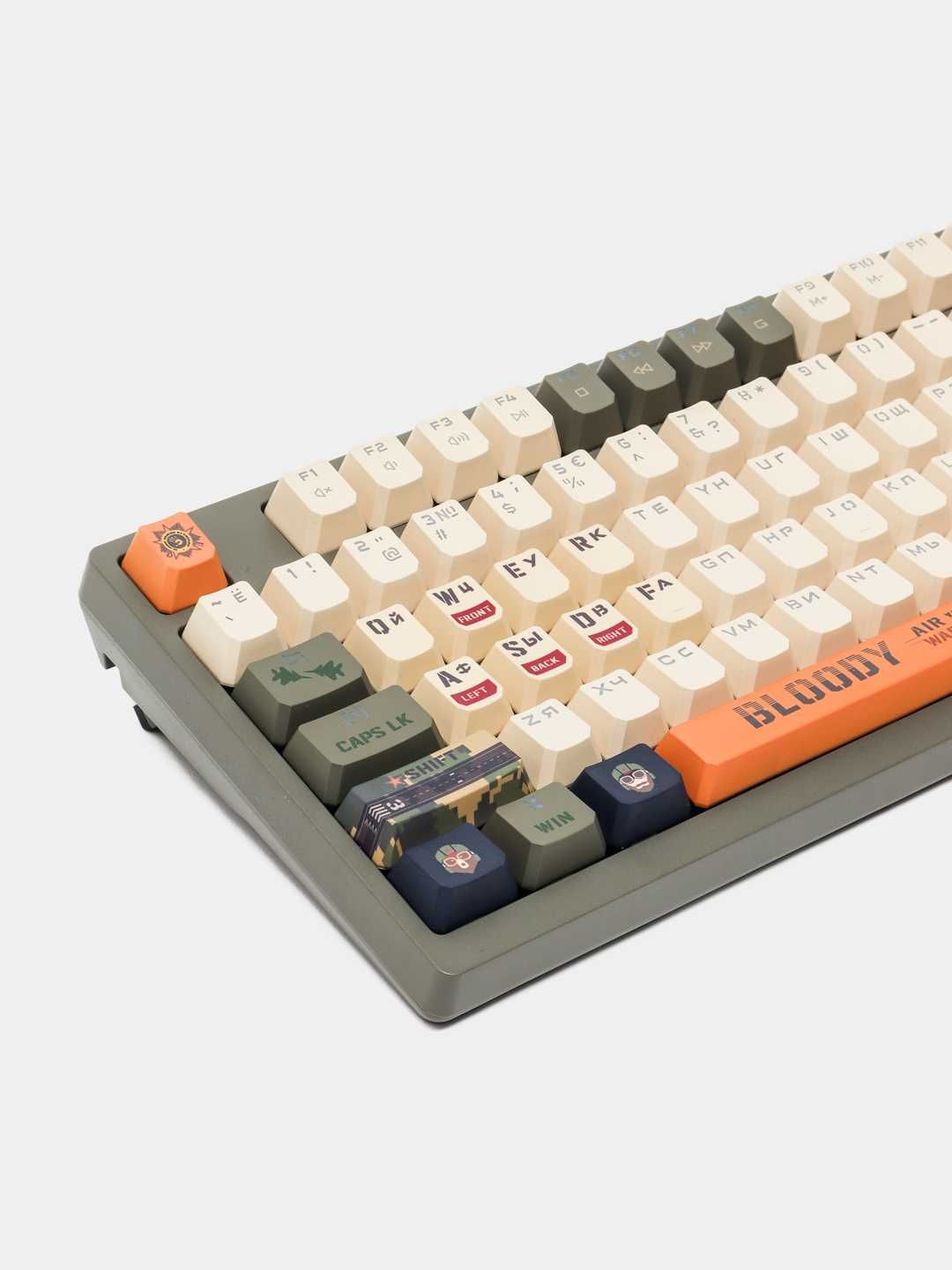 Механическая игровая клавиатура Bloody S98 (AVIATOR) RED SWITCH