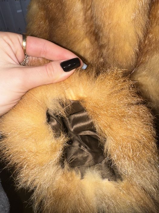 Blana naturala de vulpe rosie