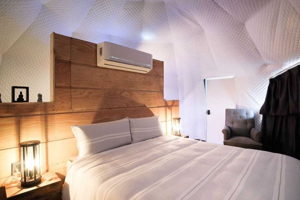 Dom geodezic glamping premium,full, 20 mp, izolatie, termopan, oferta!