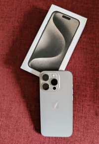 Vand Iphone 15 PRO, 256GB, Titanium Gray, ca NOU, Garantie eMAG