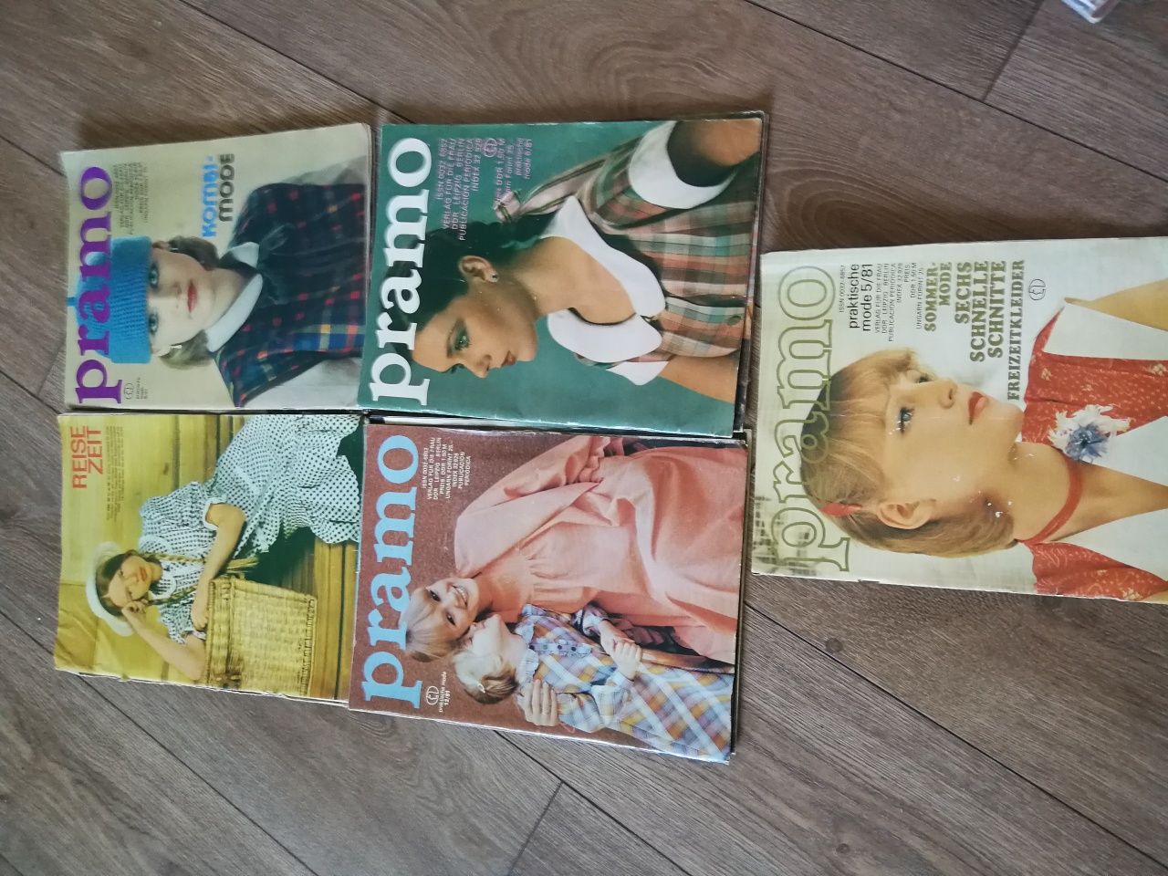9 броя на немското списание PRAMO от 1980-1981 г.