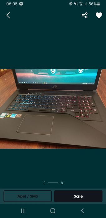 Asus Rog i7 CPU 6GB GPU 16GB RAM