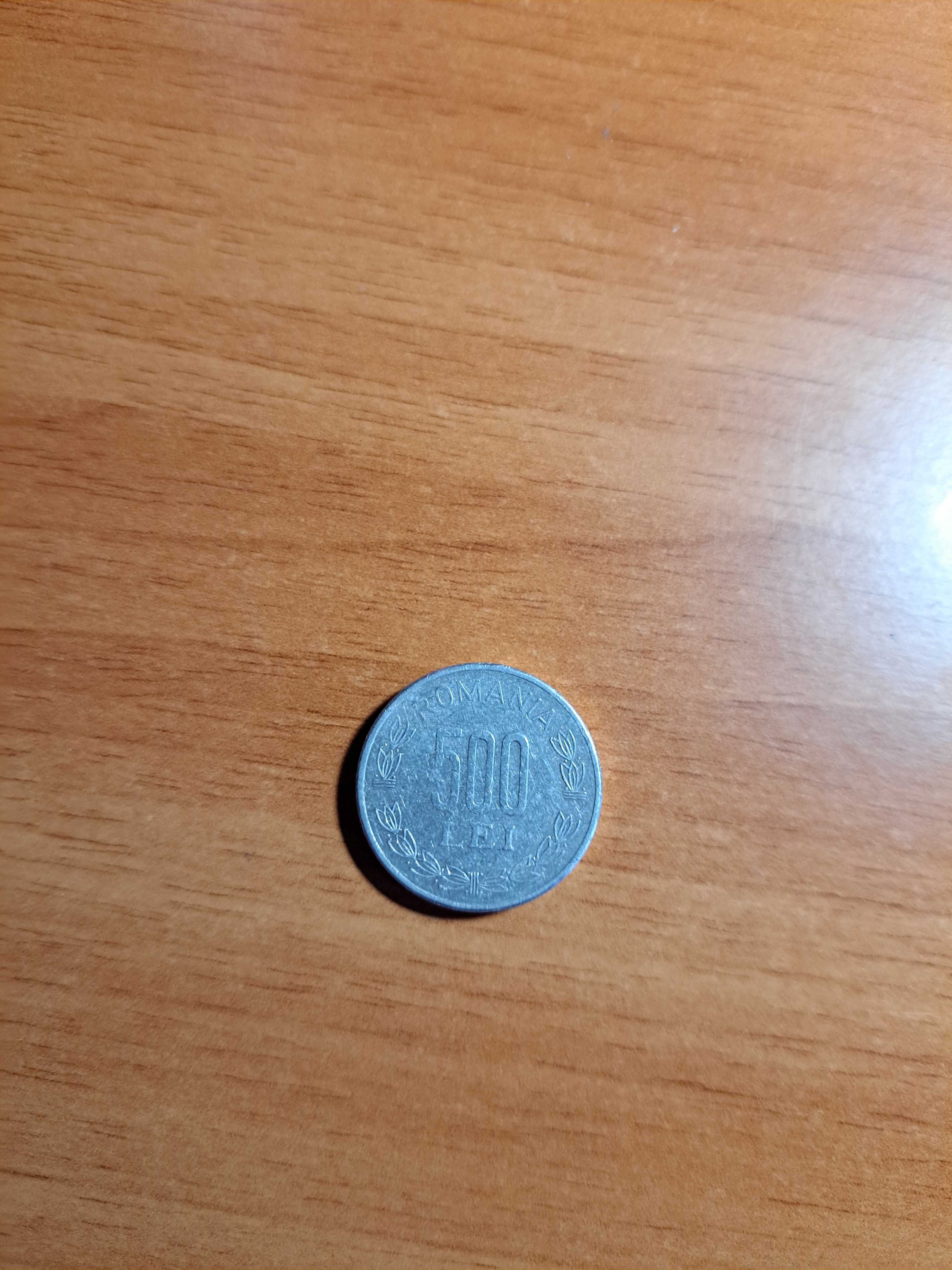 Moneda rară 500 lei din anul 2000