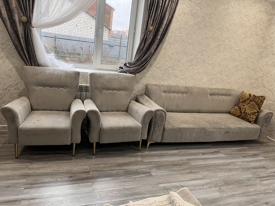 Мебель диван с креслами