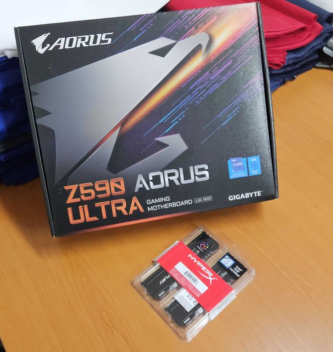 Kit Intel i7 11700K + Gigabyte Z590 ULTRA + 32GB DDR4 3733MHz (2x16)