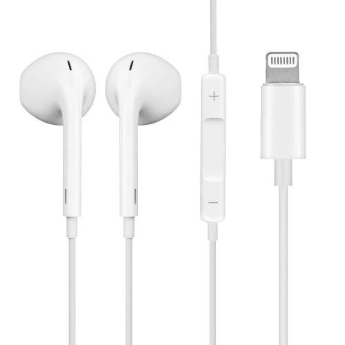 Casti cu microfon Apple EarPods, mufă Lightning, White