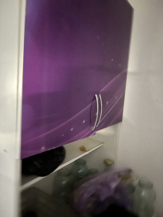 Кухонный шкаф бу цвет фиолетовый