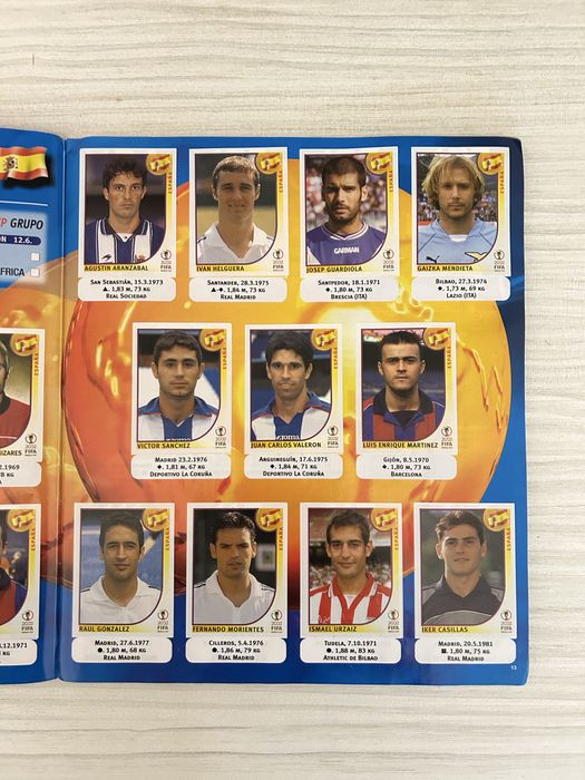 Panini World Cup 2002 – напълно попълнен албум (оригинал)