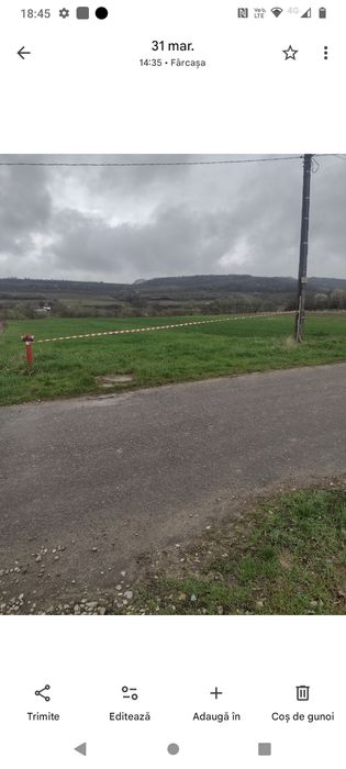 Vând teren intravilan Farcasa