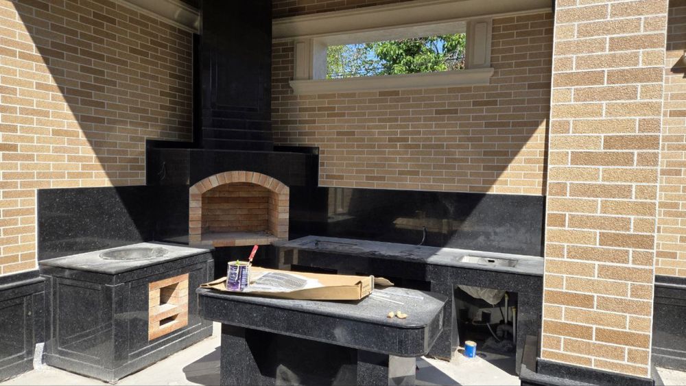 Строю летние кухни в комплексе с помпейской печью