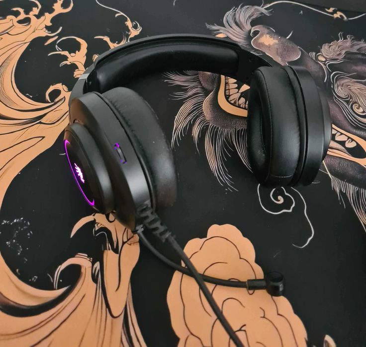 Casti Gaming A4TECH Bloody G220S, Microfon, Negru/Rosu