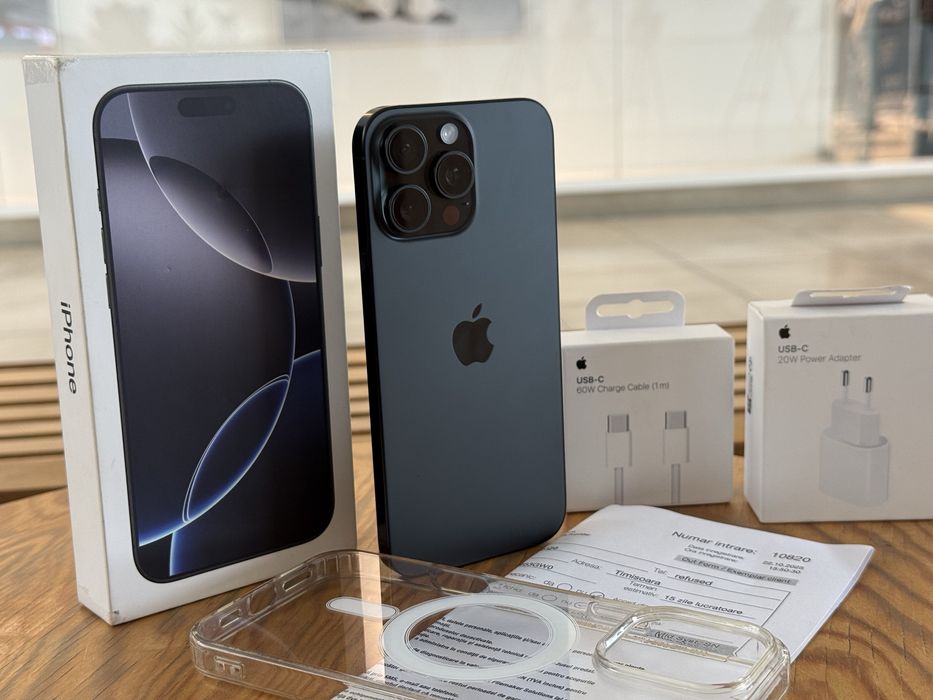 iPhone 16 PRO MAX | 512GB |Garantie 2026|Neverlocked|FullBox|Black