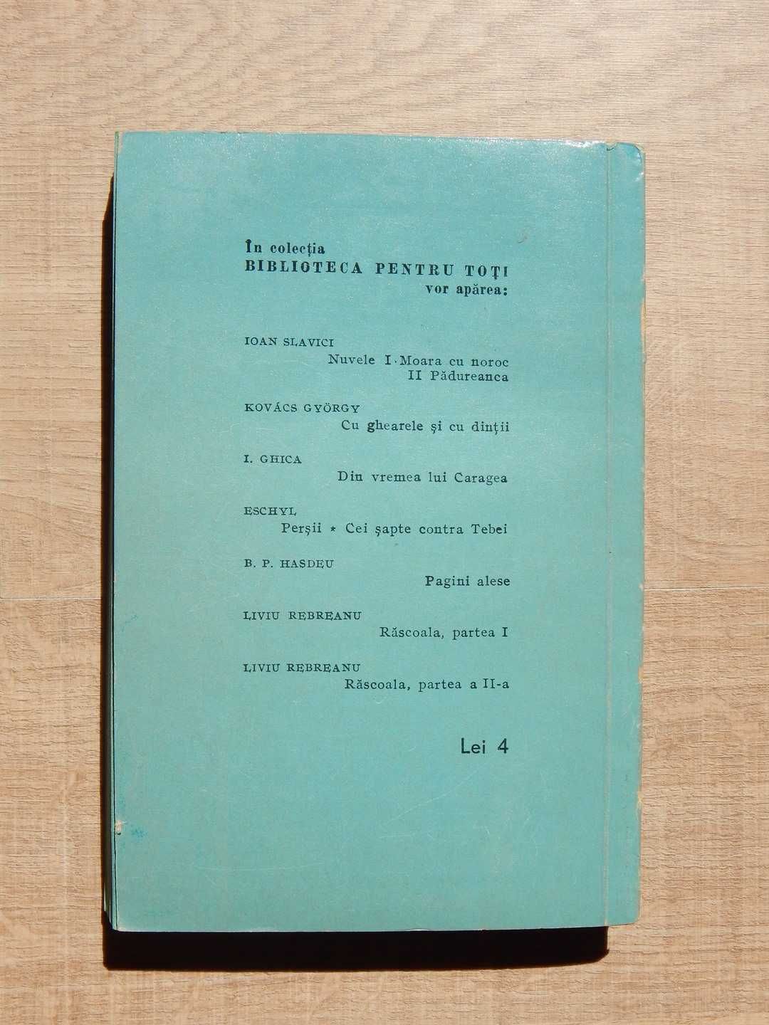 Bulgare de seu Guy de Maupassant BPT Editura de Stat Literatura 1960