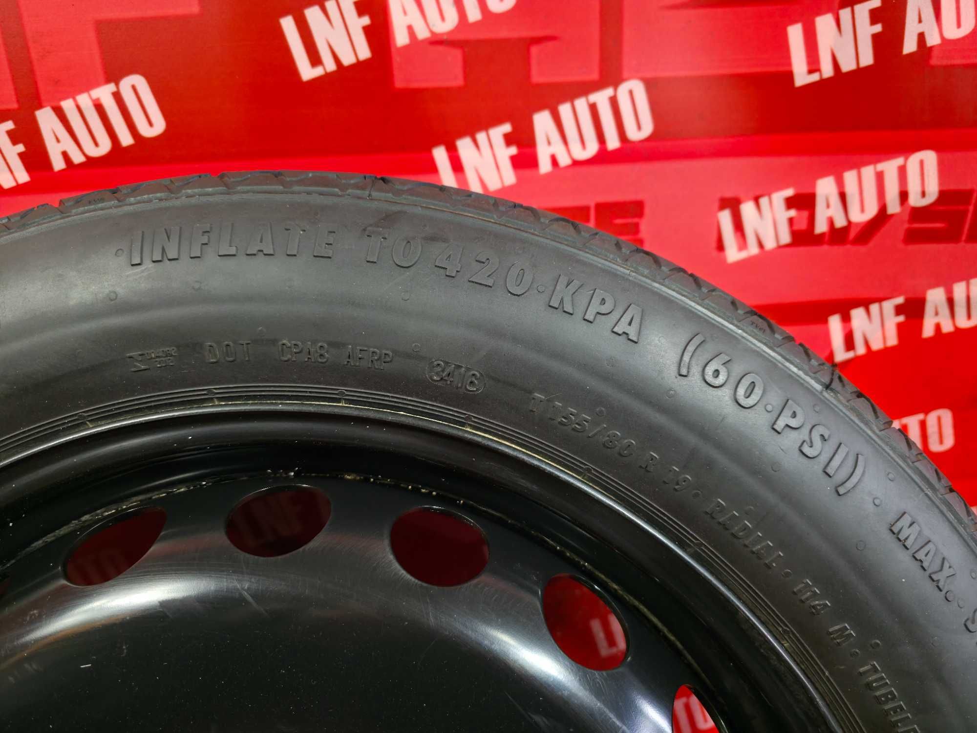 Roata Rezerva SLIM 5x112 155/80/19 OEM Mercedes GLC GLK GLS GLE Coupe