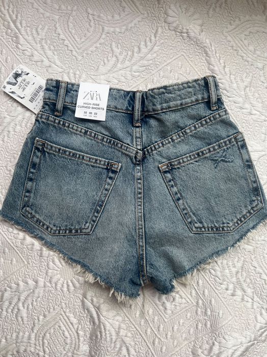 Къси дънкови панталони Zara