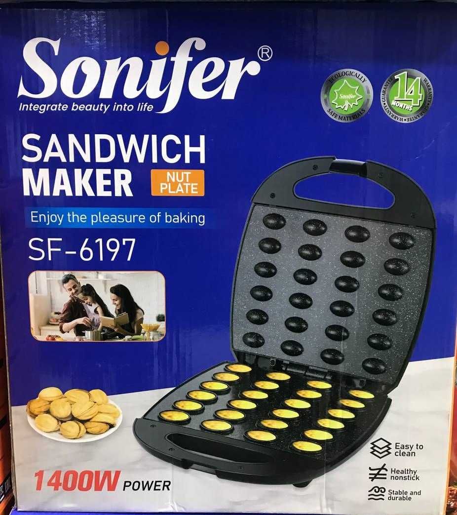 Сэндвичница 3 в 1 Sonifer SF-6197/Sendvichnitsa Sonifer SF-6197  to64