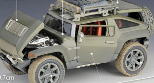 Детский Спортивный автомобиль Maisto в масштабе 1:18 HUMMER HX Conc