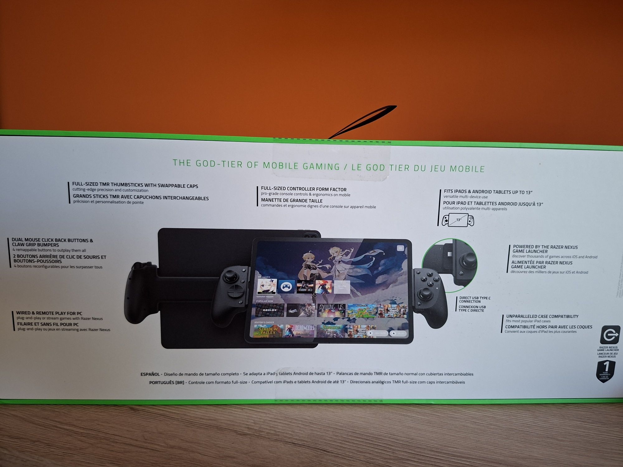 Razer Kishi Pro XL 13 inch tablet