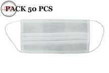 Pachet 50 bucati MASCA de protectie cu pliuri din POLIPROPILENA 100% 2 Straturi Un- livrare gratuita
