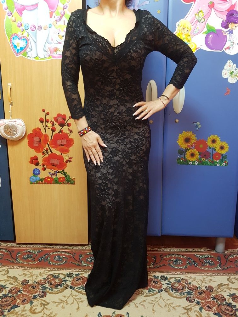 Rochie superba stil sirena din dantela la doar 60 lei