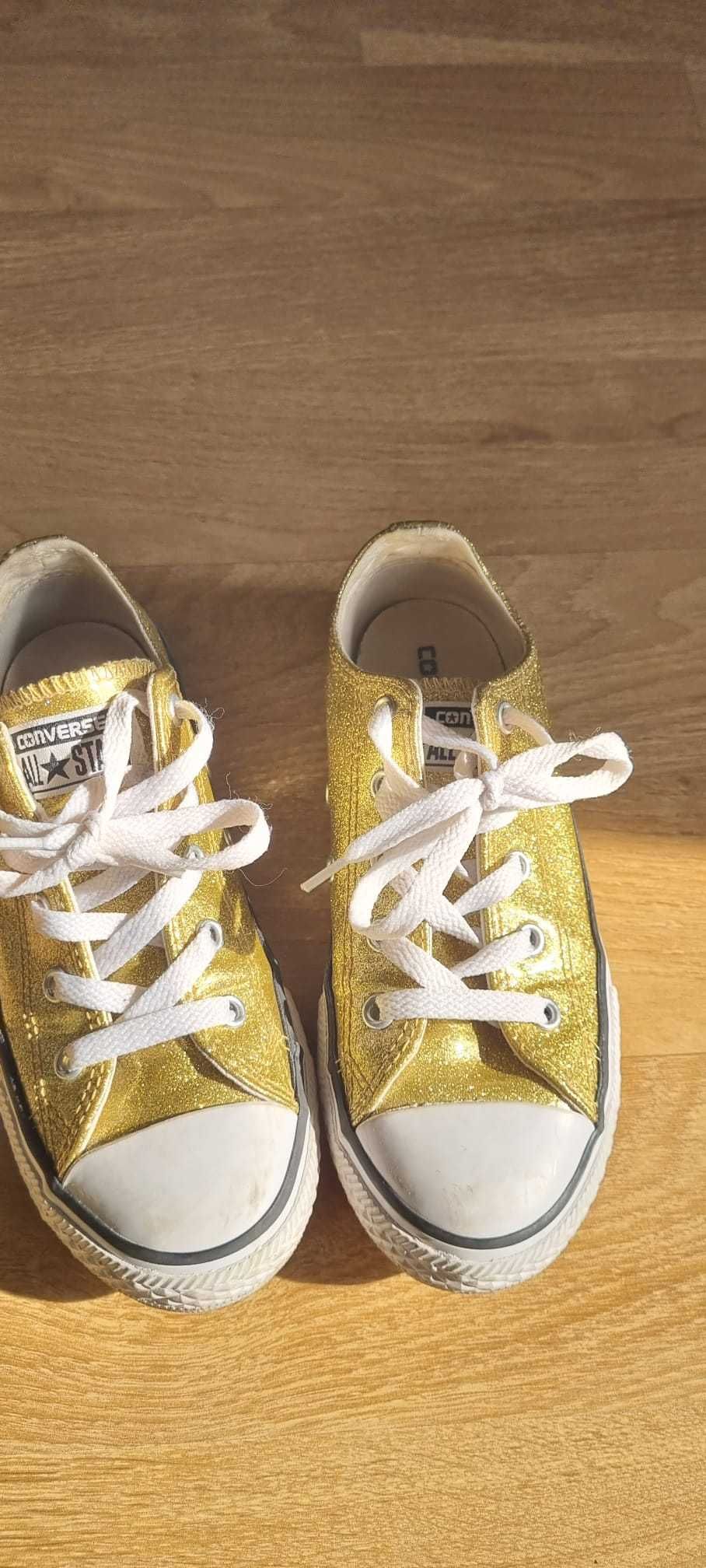 Tenisi aurii copii Converse marime 33