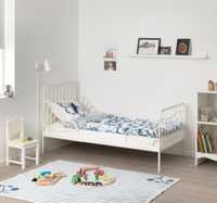Детско разтегателно легло Ikea Minnen в бял цвят