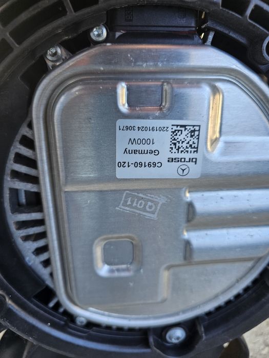 Electroventilator GMV Mercedes S-class  W222 cod A0999061901