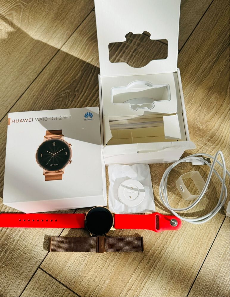 Smartwatch Huawei Watch GT 2, 42mm, Elegant Edition