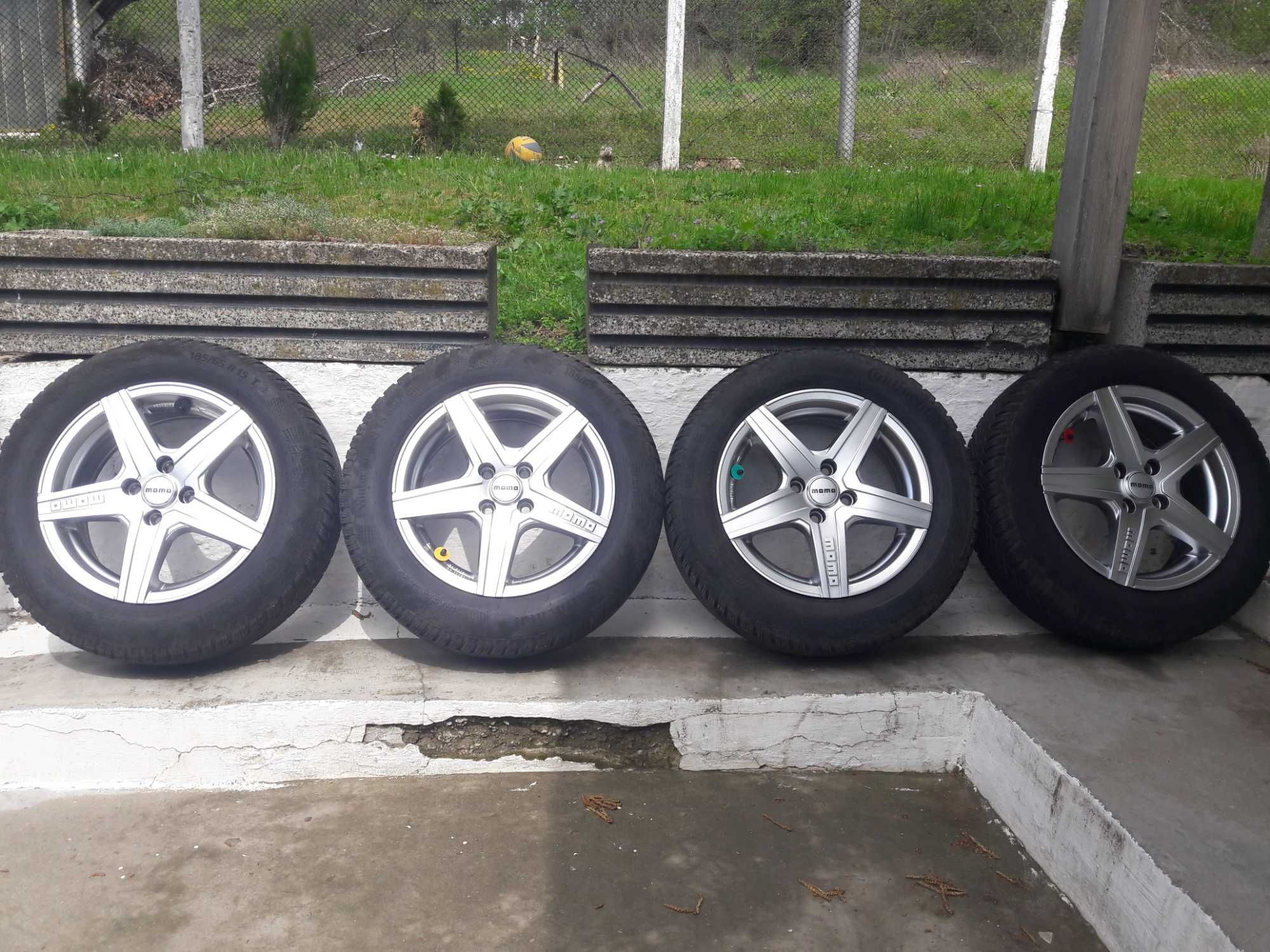 Джанти MOMOHyperstar 15" 4x100 6J ET40,ц.отв.72.3mm с Гуми Continental