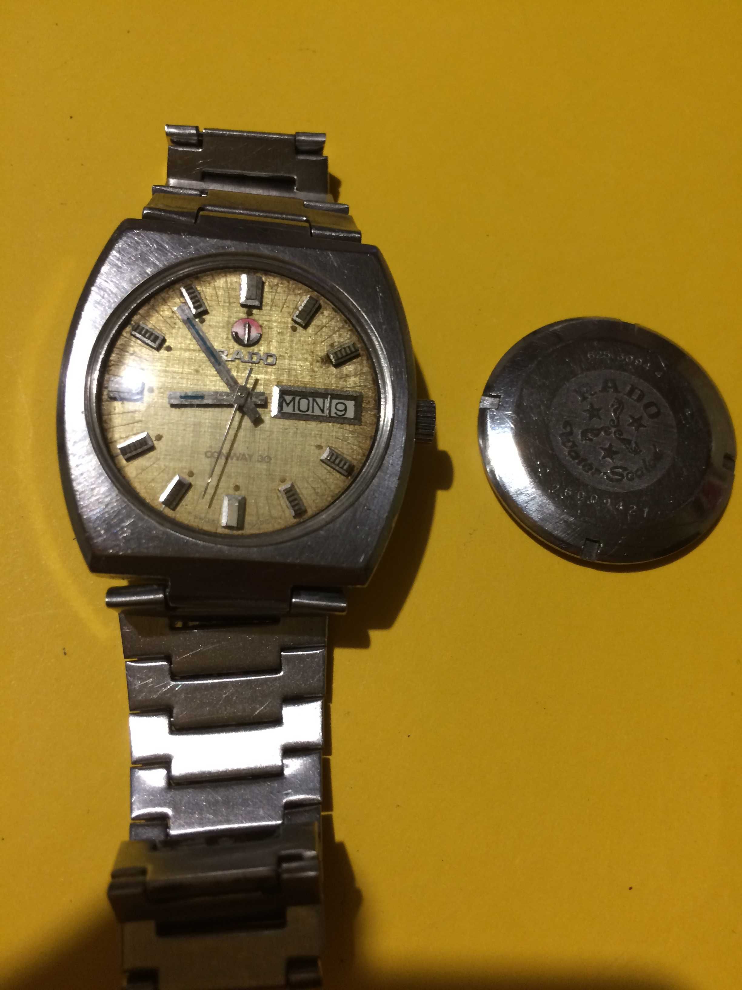 RADO CONWEY 30 Швейцарски ОРИГИНАЛЕН Автоматичен механичен часовник