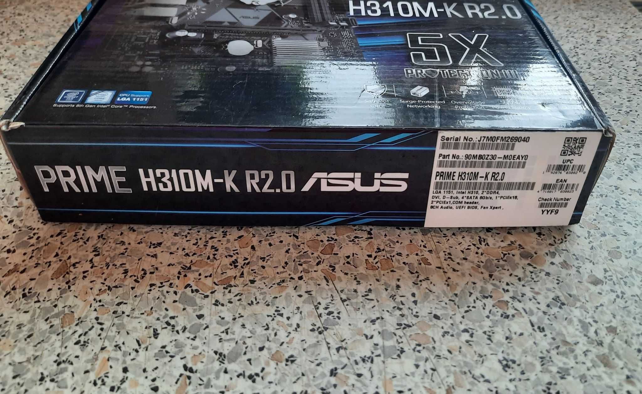 Placa de baza ASUS PRIME H310M-K R2.0, Socket 1151,DDR4,