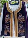 Costum popular catifea mov