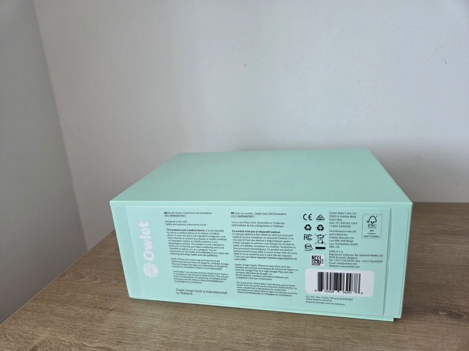 Owlet Sock 3- Garanție 1 an si 6 luni.