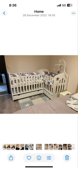 Детско легло 140/70 2 броя