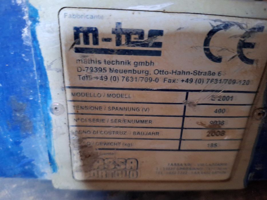 Mașină de tencuit și compresor transport siloz fassa bortolo E2001