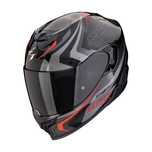 Casca moto SCORPION EXO-520 EVO AIR Terra Black-Silver-Red