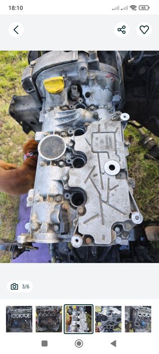 Chiulasa chiuloasă completă cu axe came 1.6 16 valve Renault Megane 2