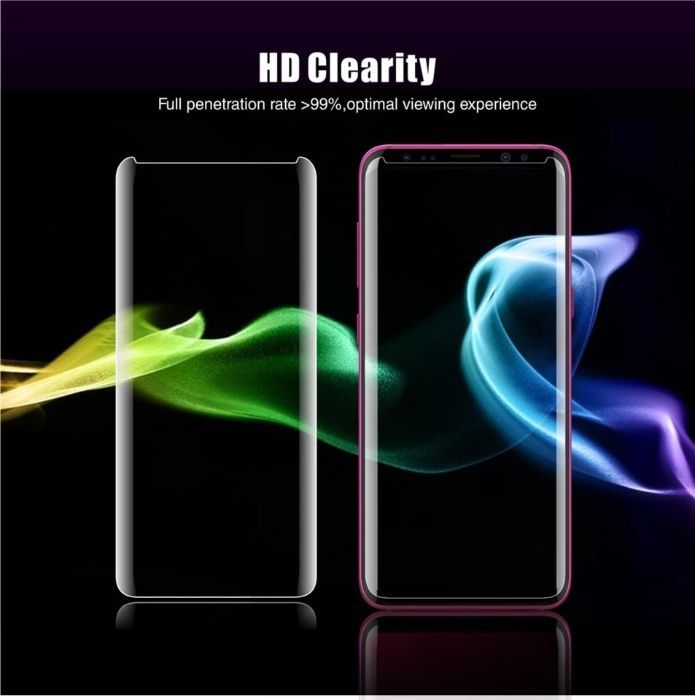 Folie sticla curbata UV Samsung Galaxy Note 10 / iPhone XS Max