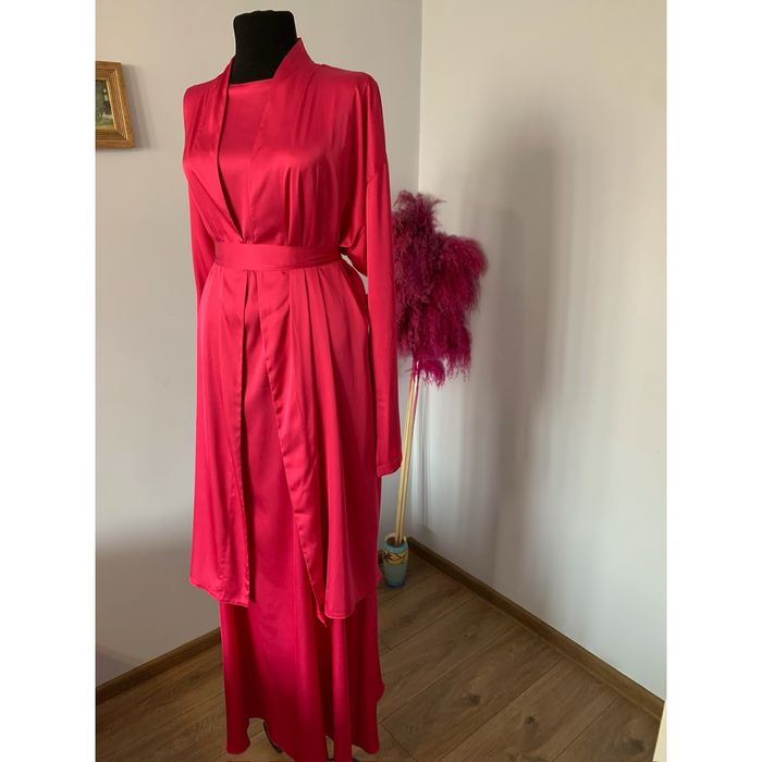 Вечернее платье двойка 42-44 / S-M из чистого шелка