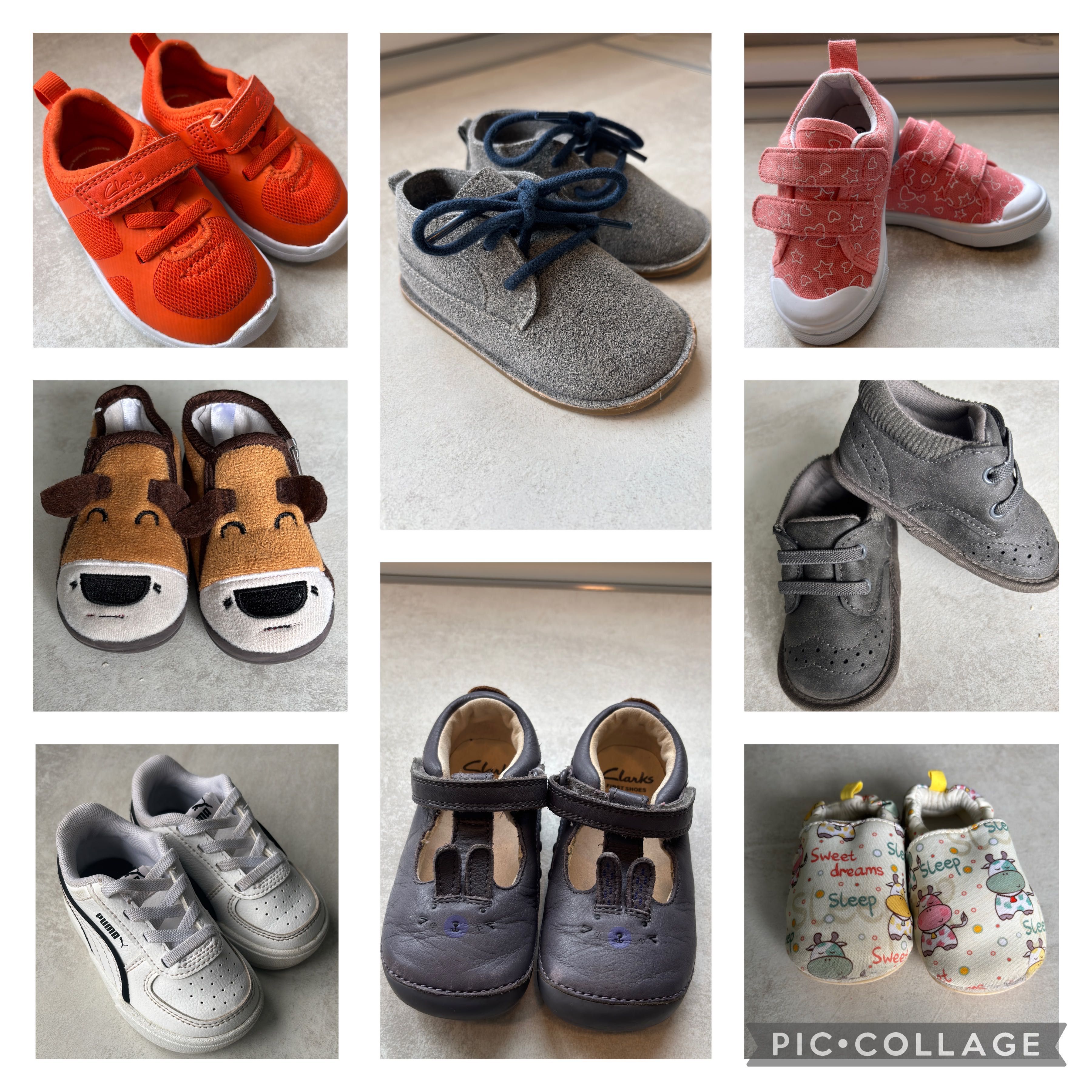 Детски обувки Puma, Clarks, Next